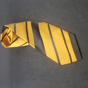 Vesuvio Napoli gold striped tie